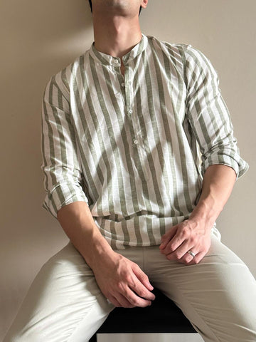Linen Striped Shirt
